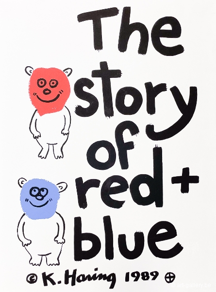 HARING Keith - The story of Red and Blue